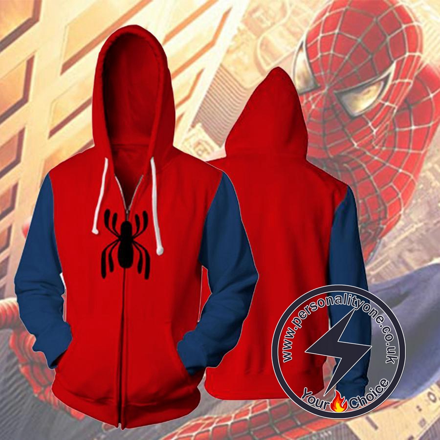 SPIDER MAN HOMECOMING 3D Hoodies - ZIP UP - SPIDERMAN 3D